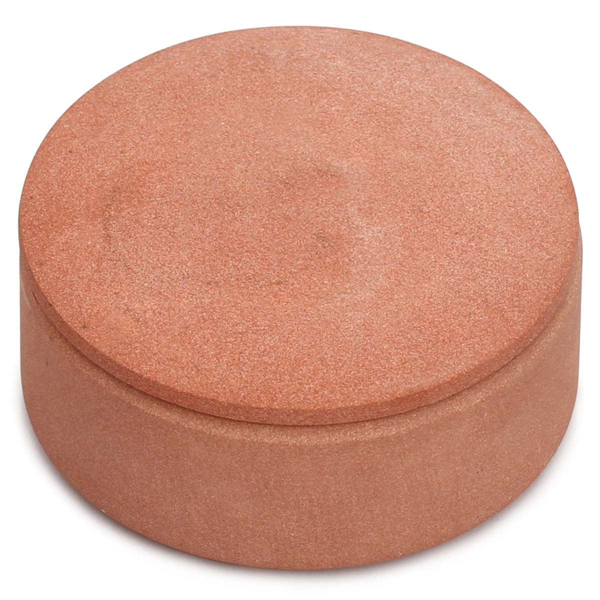  “Merry Pink Whisper” Round Pink Soapstone Storage Box / Keepsake Box / Container with Lid - Home Décor / Bathroom Accessories - Buy Wholesale
