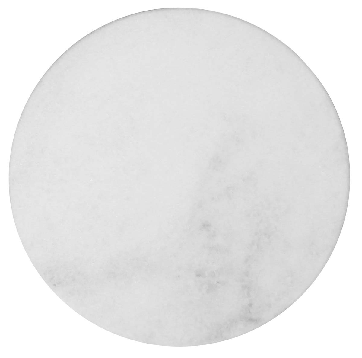 Buy in Bulk Wholesale White Marble Cutting Board/Rolling Board Handmade Round Shaped With 8.7" Diameter