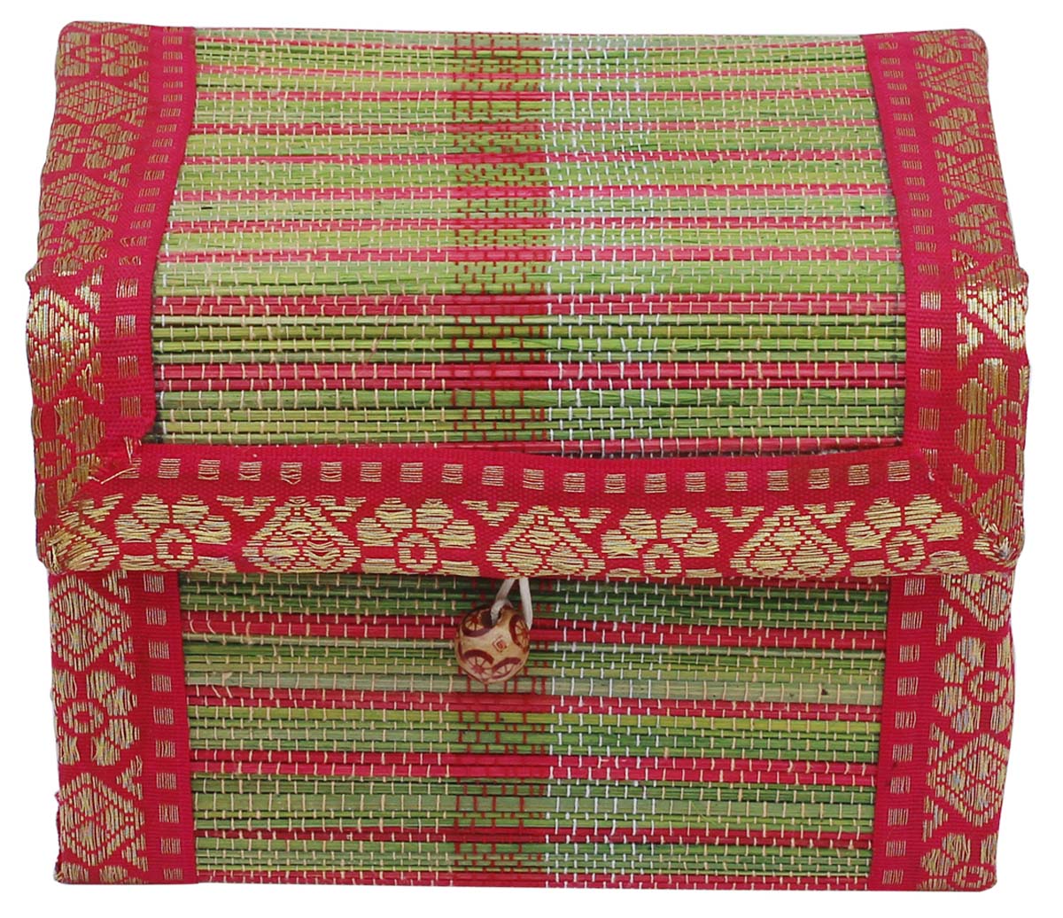 Wholesale Eco-Friendly Bamboo Jewelry Box in Bulk - Source Handmade Multi-Colored Jewelry Box/Trinket Box from India
