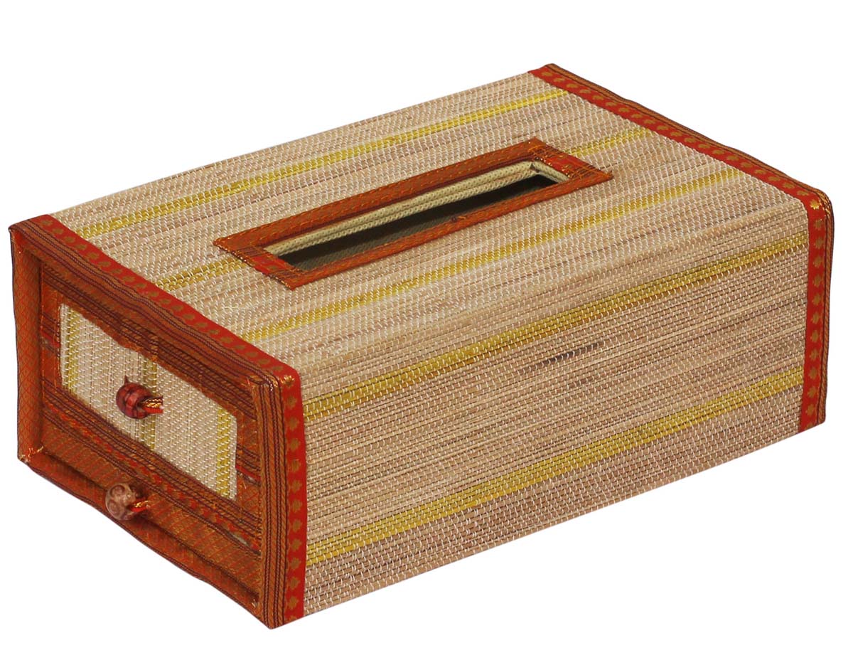 Bulk Wholesale Handmade Eco-Friendly Tissue Box Holder - Large Rectangular - Bamboo - Perfect for Kleenex 160 count 2-ply Boxes