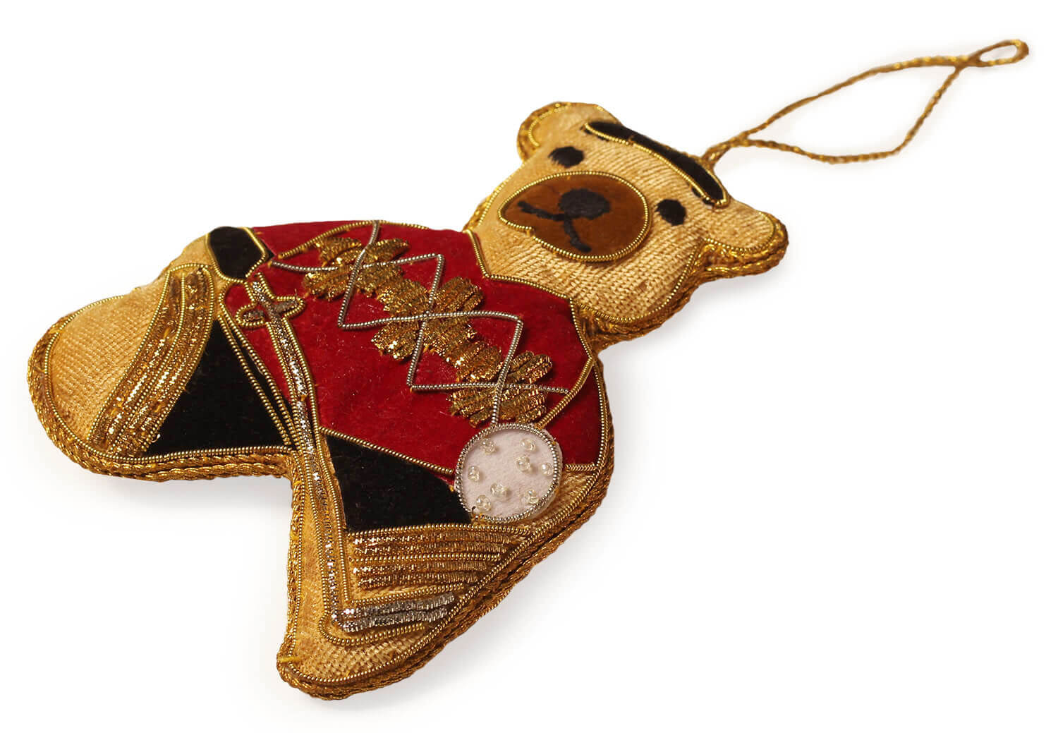 ArtistryBazaar 5"x3.5" Cuddly Zari Thread Teddy Bear themed décor