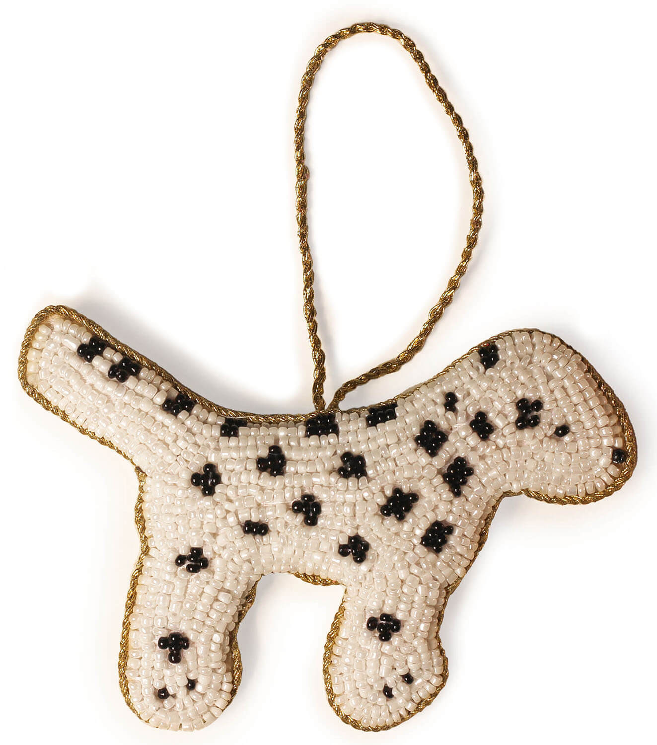 ArtistryBazaar 2.5"x 4.5" Spotted Zari Thread Dalmatian 