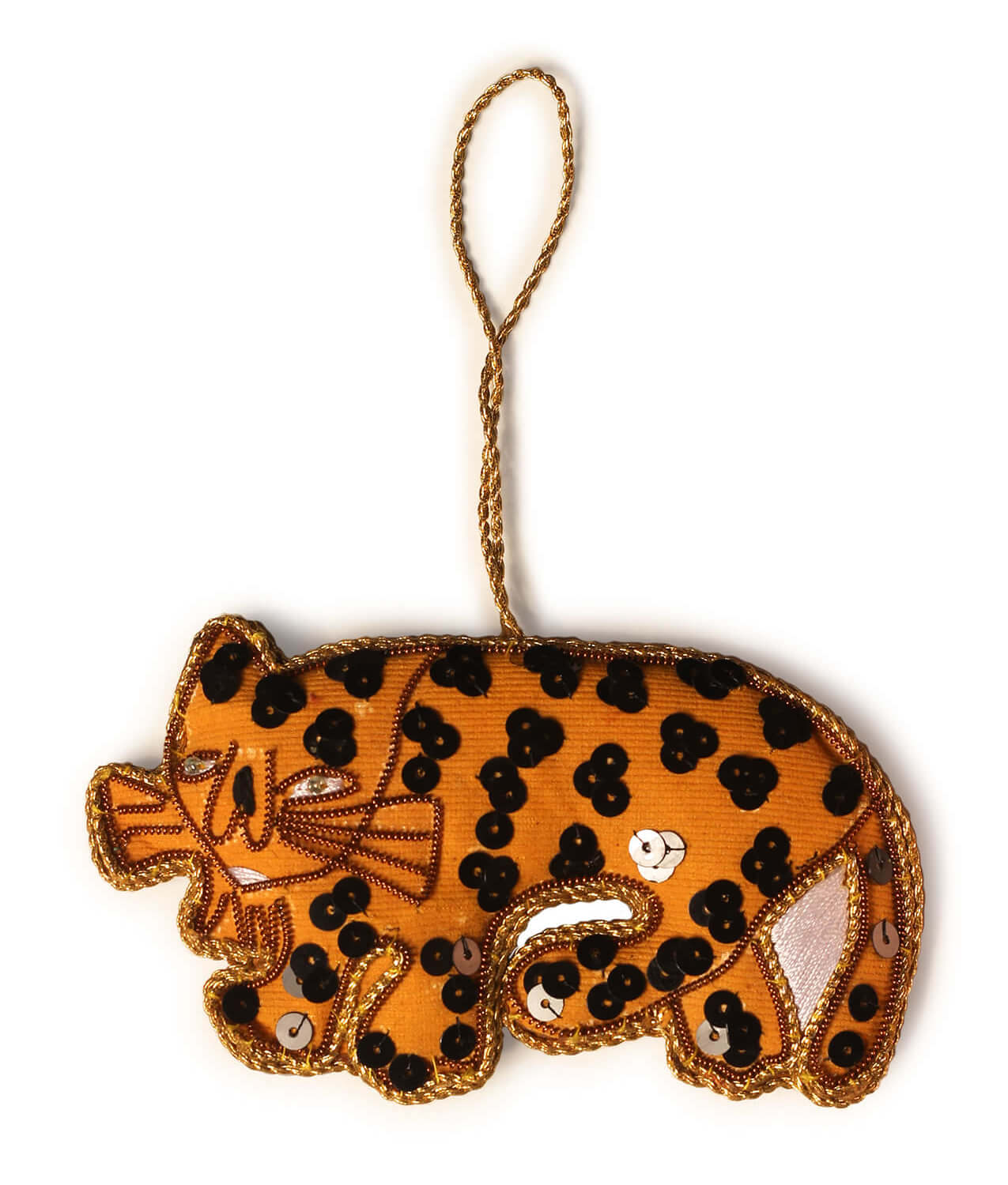 ArtistryBazaar 2"x 4.5" Sparkling Zari Thread Jaguar 