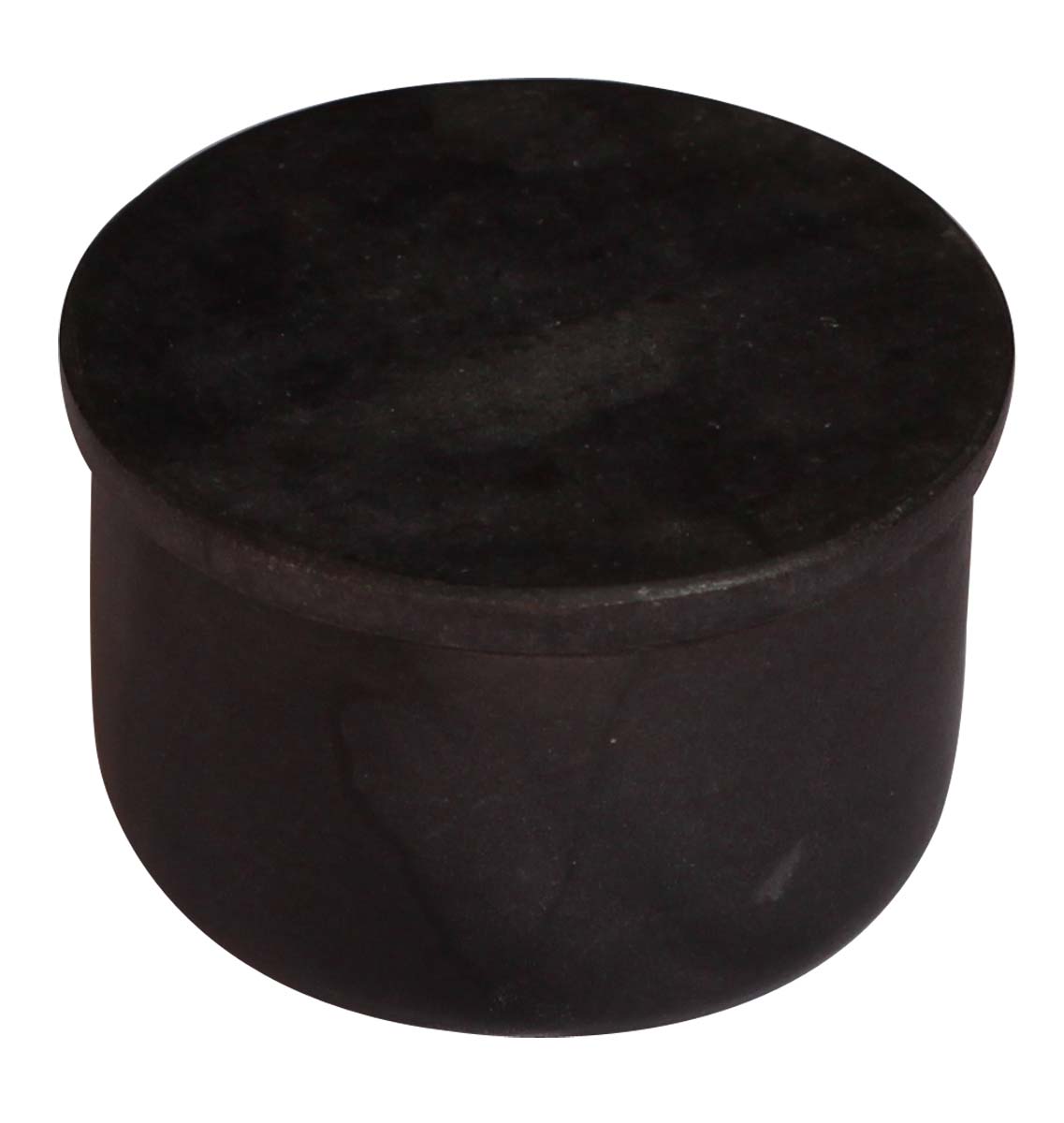 Bulk Buy 3” U-Shaped Black Jewelry Box - Wholesale Hand-Carved Marble Jewelry Box/Trinket Box with a Top Lid - Decorative Handmade Marble Boxes from India