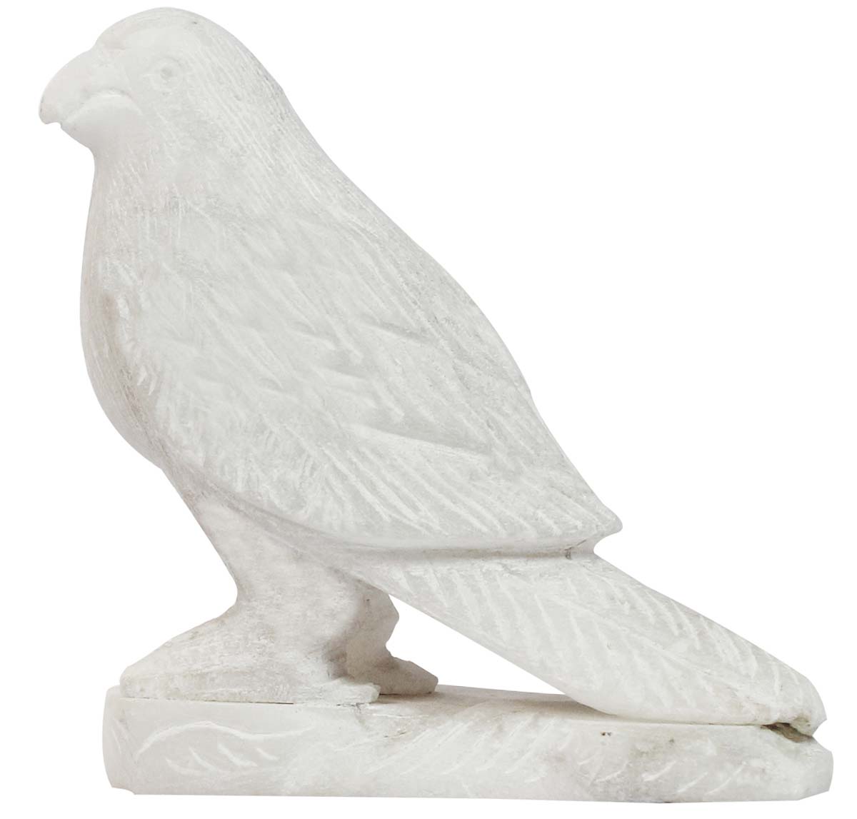 Wholesale White Sparrow Figurine - Buy in Bulk 4” Hand Carved White Stone Sparrow Figurine/Statue - Unique Bird Home Decor Sculpture