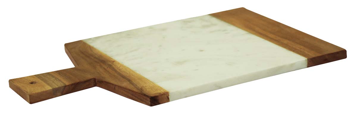 Bulk Wholesale Chopping/Cutting Board in Marble & Wood 16” Handmade - Kitchen Accessories/Essentials/Tools - Home Decor