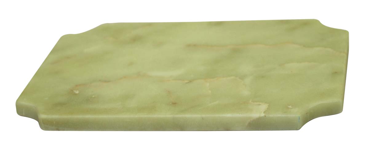 Bulk Wholesale Cutting/Chopping Board 11.4" in White Marble Handmade - Designed with Curvy Cut-Outs on the Edges - Kitchen Accessories/Essentials/Tools - Home Decor