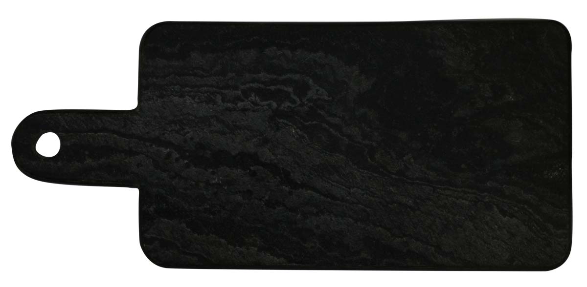 Bulk Wholesale Chopping/Cutting Board - 15.4 x 7.7” Rectangle-Shape - Hand Crafted From Single Block of Black Marble - Kitchen Accessories & Essentials/Tools