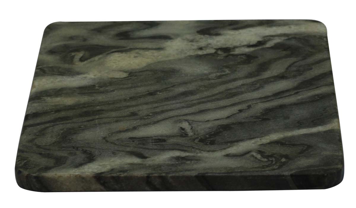Bulk Wholesale Chopping/Cutting Board 8" Handmade in Square-Shaped Gray-Black Marble - Kitchen Accessories/Essentials/Tools - Home Decor