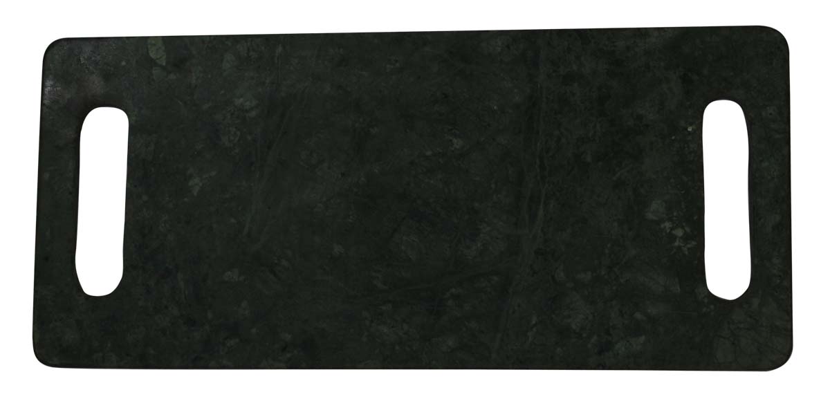 Bulk Wholesale Marble Chopping/Cutting Board - 18x8” Long Rectangular Black Color with Cut-Out Handles on Two Sides - Kitchen Accessories/Essentials/Tools