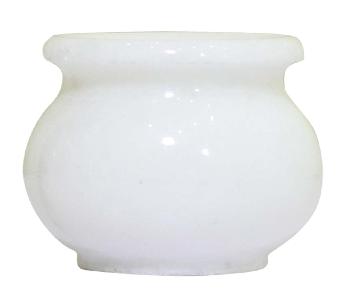 Bulk Wholesale Hand-Crafted Decorative Mini Pot / Kalash in White Marble – Interior Decorating Items – Home / Office Décor