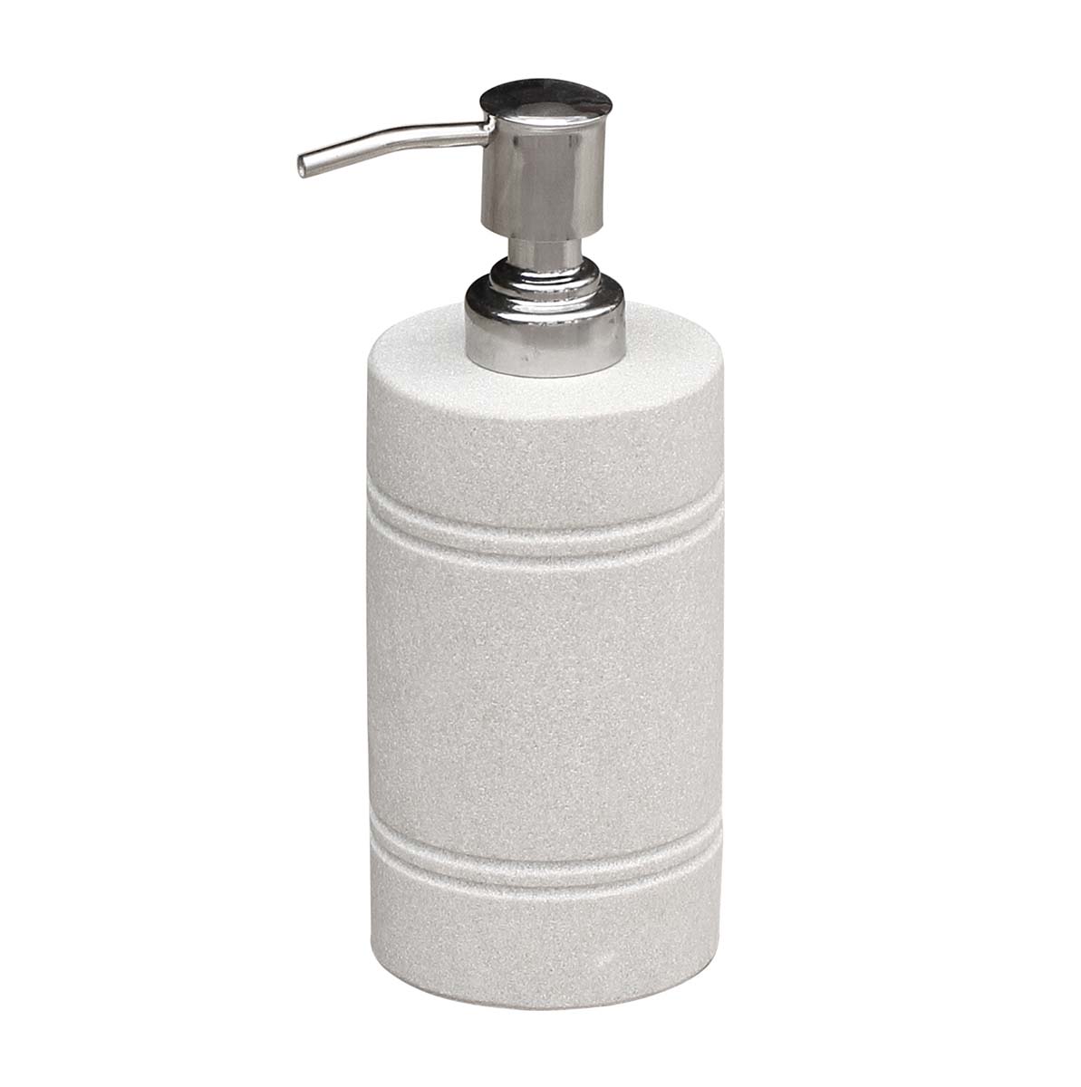 Buy in Bulk Wholesale - Soap/Lotion Dispenser in Moonlight - White Sandstone with Aluminium Handle - Kitchen Sink/Bathroom Accessories