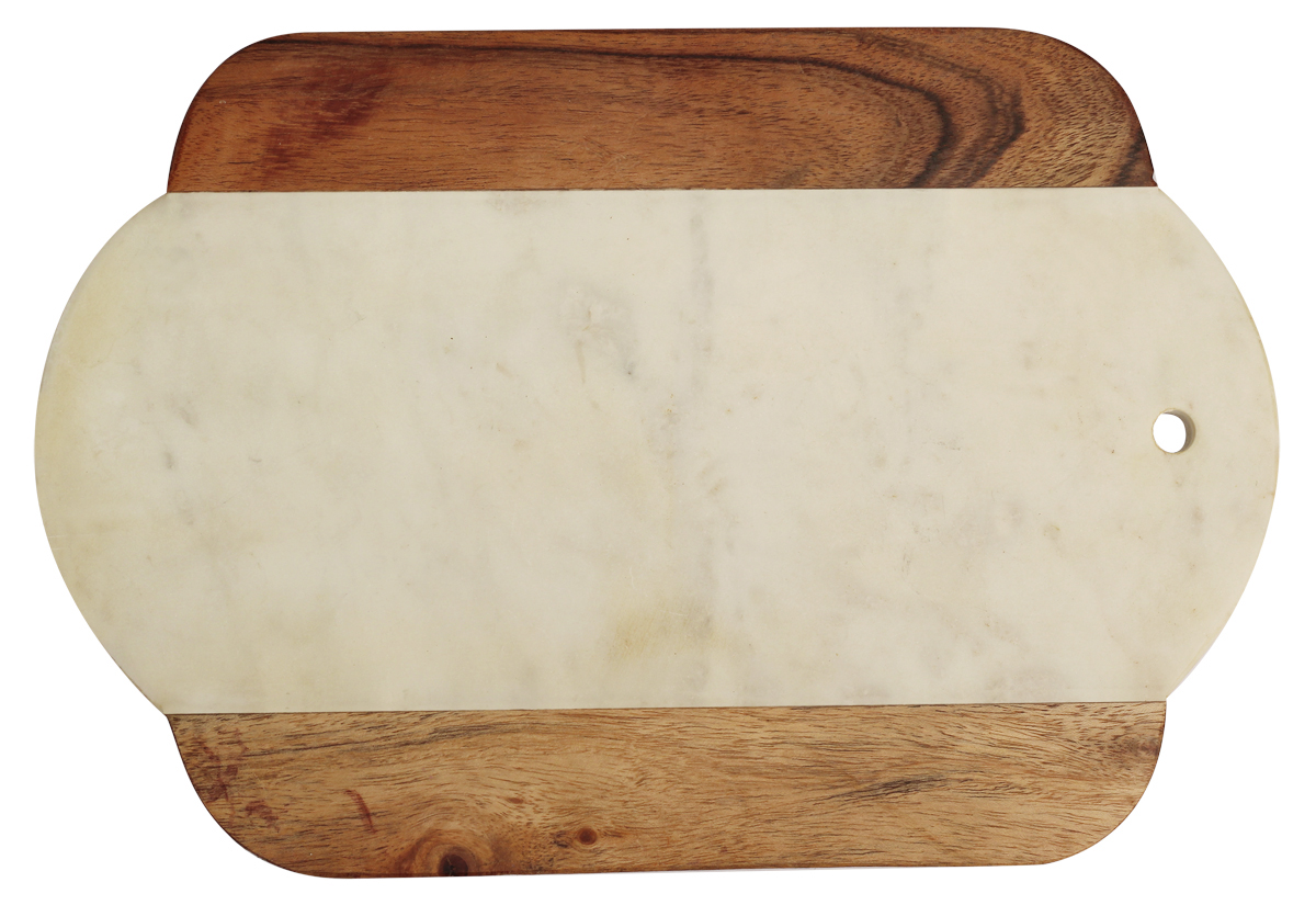 12” Wood Marble Chopping / Cutting Board - Hand-Crafted - Hanging Kitchen Essentials & Accessories - Buy in Bulk Wholesale