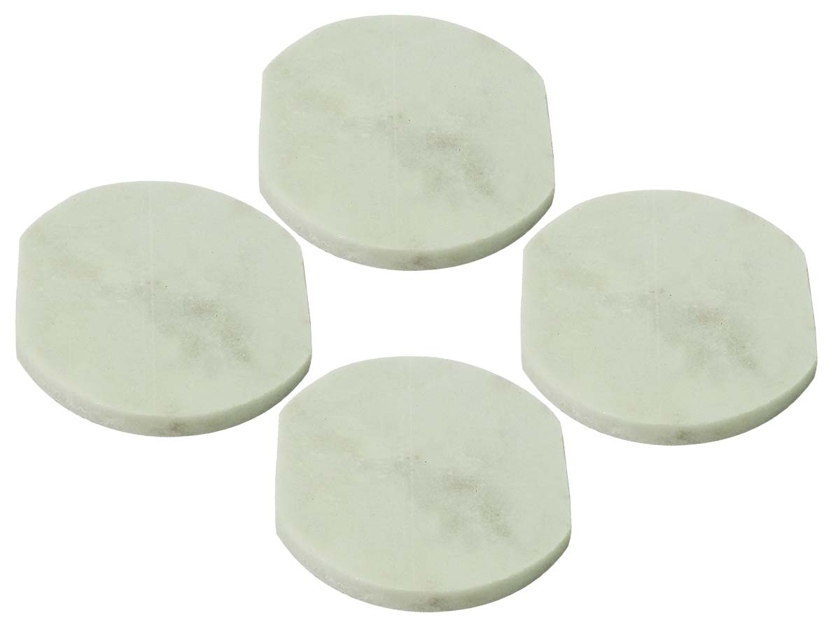 Buy in Bulk Wholesale Natural White Marble Coasters - Set of 4 - Unique-Look Dining/Kitchen Accessories - Home Decor