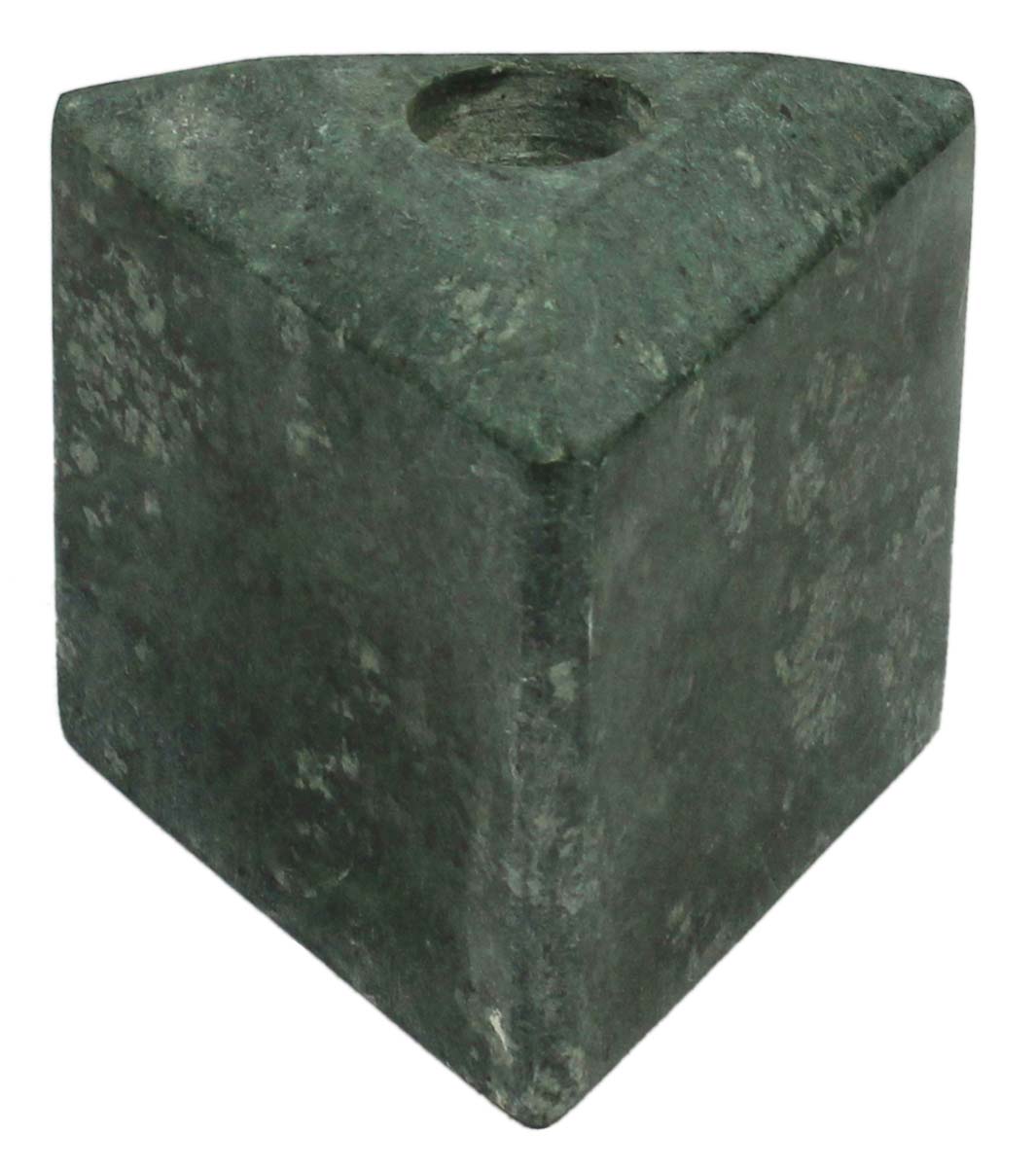 Marble Candle Stand - 3.5” Candle / Votive Holder in Triangular Shape - Classic-Look Home Decor from India - Buy in Bulk Wholesale