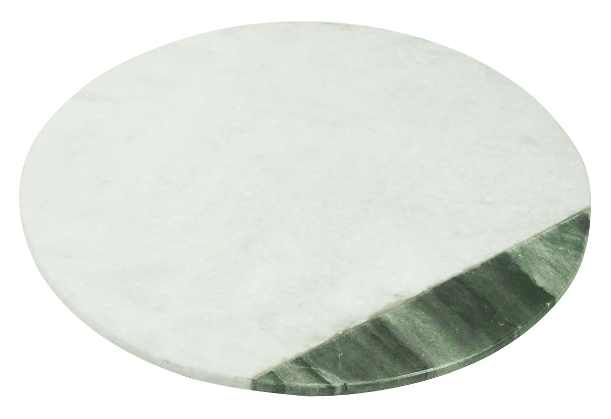 Buy in Bulk Wholesale Chopping Board with 2 Fused Marble Gradients 11.8” Round - Serving/Cutting Board - Stylish Kitchen/Home Accessories from India