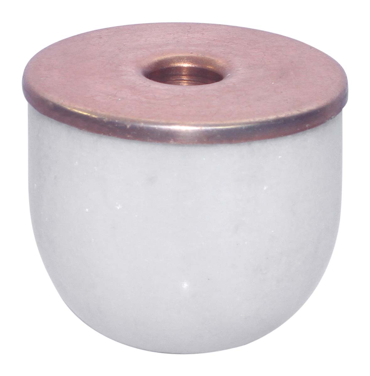 Pillar Candle Stands Wholesale – Hand-Carved White Marble – Brass – Interior Decorating Items