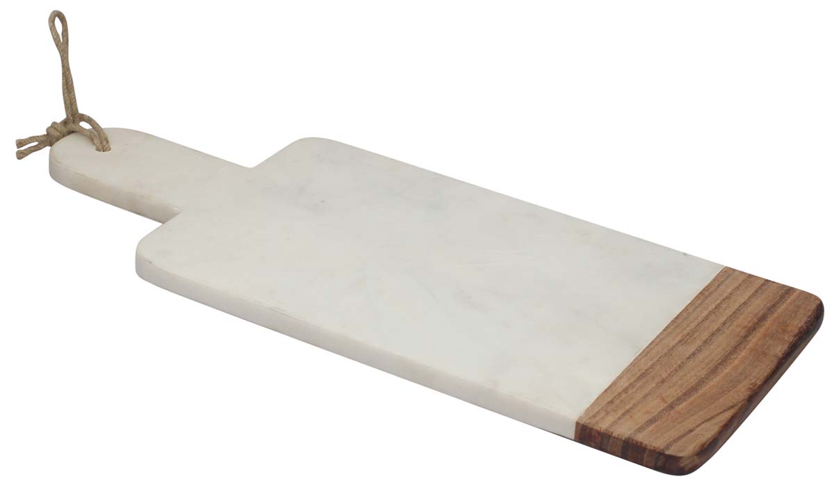 Cutting Boards in Bulk – Chopping Board – Hand-Carved in White Marble & Wood – Wholesale Kitchen Accessories