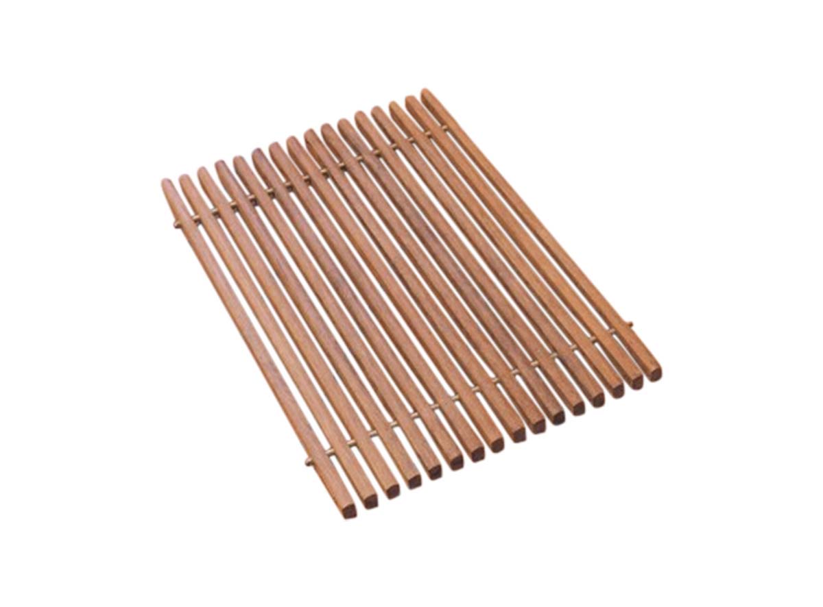 Wholesale Hand-Crafted 23.6 Inch Wooden Bath/Shower/Floor/Spa Sauna Mat in Bulk – Source Handmade Brown Color Wood Mats - Home Furnishings & Essentials from in India