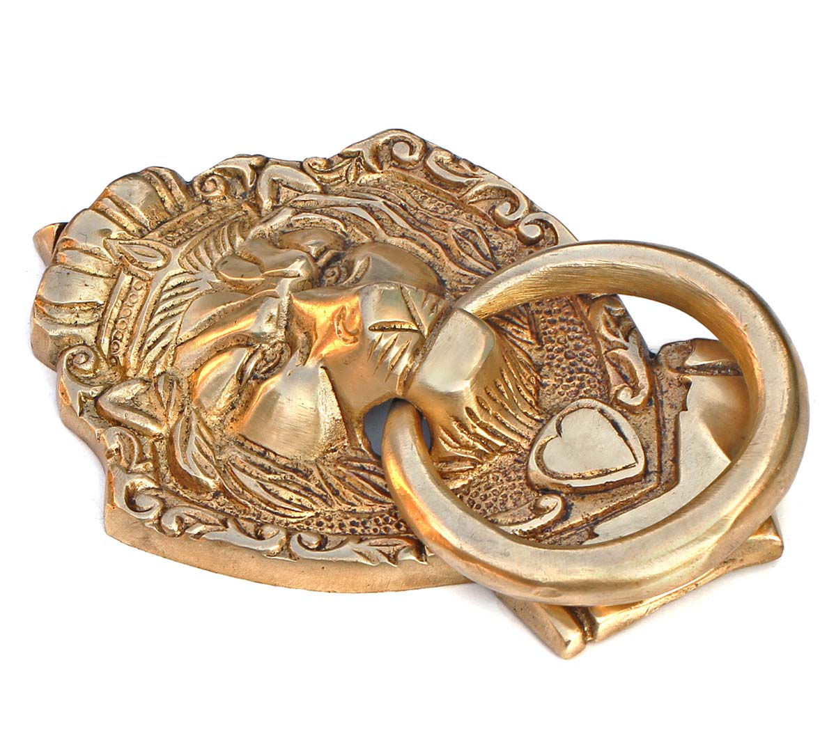 Buy in Bulk Wholesale Brass Door Knocker Lion Face 5.9 Inch Large in an Antique Finish - Vintage Look Home Decor Accessories