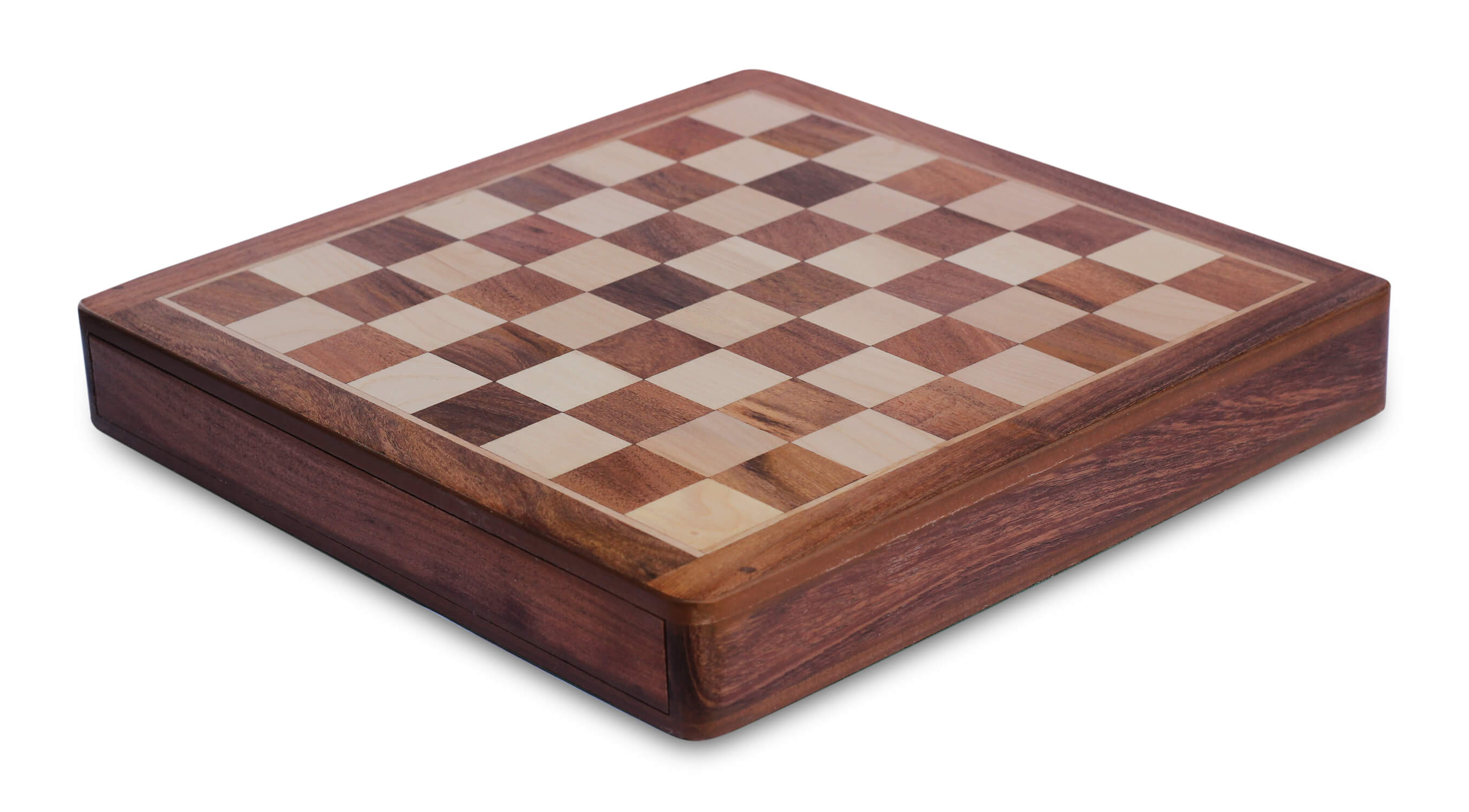 ArtistryBazaar Wooden Magnetic Travel Chess Set With Drawer 10 Inch