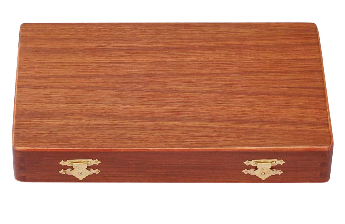Bulk Wholesale Large Rectangular Folding Wooden Backgammon Board Box – Handmade Magnetic Travel-Sized – Natural Wood
