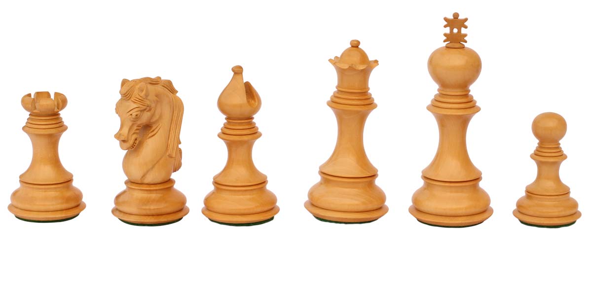 Bulk Wholesale Handmade Wooden Tournament Chessmen – 32 Chess Pieces – Solid Natural Wood – Toys & Games