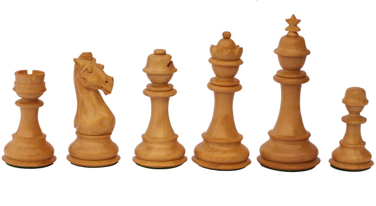 Bulk Wholesale Handmade Wooden Tournament Chessmen – 32 Chess Pieces – Solid Natural Wood – Toys & Games