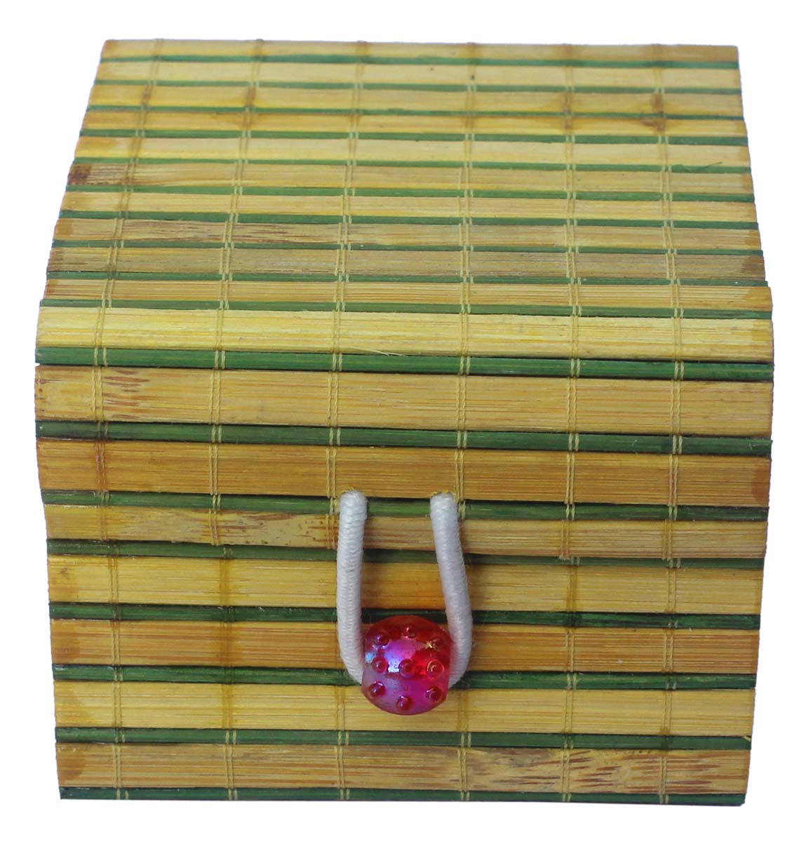 Source 4x3.7” Jewelry Box in Bulk - Wholesale Handmade Eco-Friendly Jewelry Box/Trinket Box in Bamboo from India