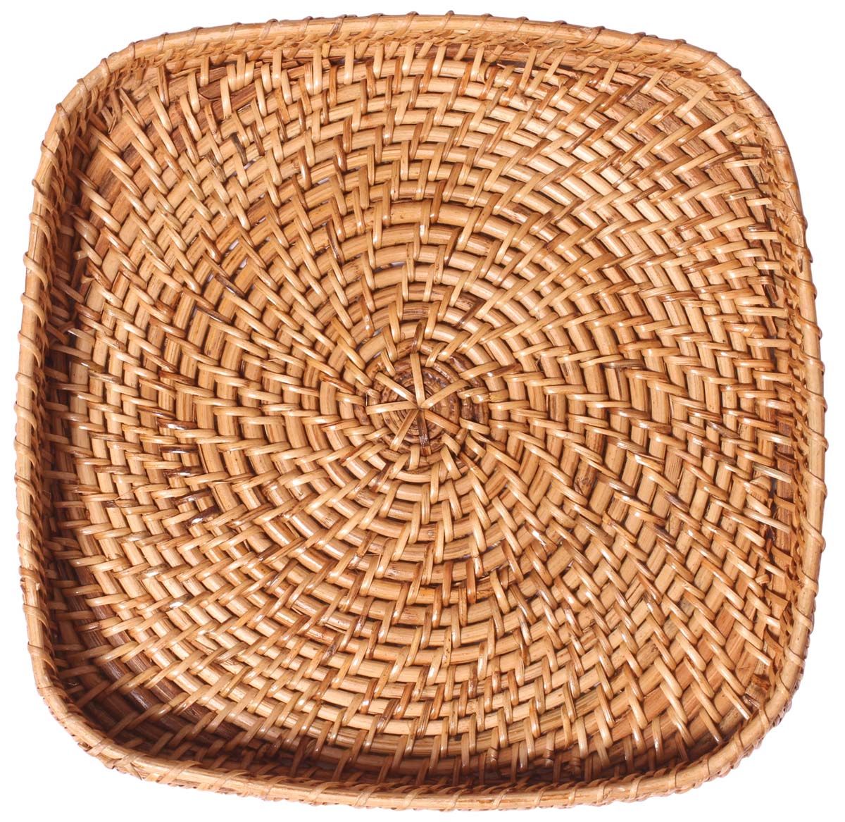 Catchall Tray – Hand-Woven Cane Stems – Natural Finish – Decorative Trays – Unique Centerpieces – Home / Office Décor - Buy in Bulk Wholesale