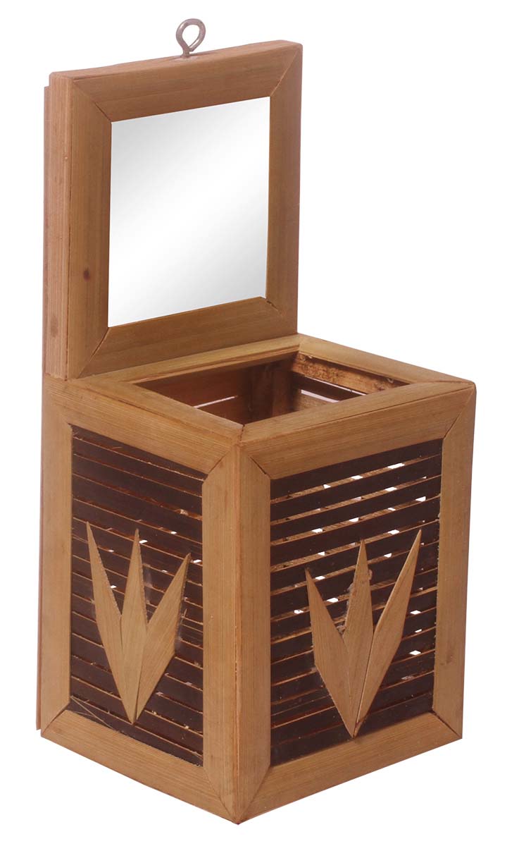 Handmade Stand / Holder in Bamboo – Wall-Mounted Vanity Mirror – Home Décor - Buy in Bulk Wholesale