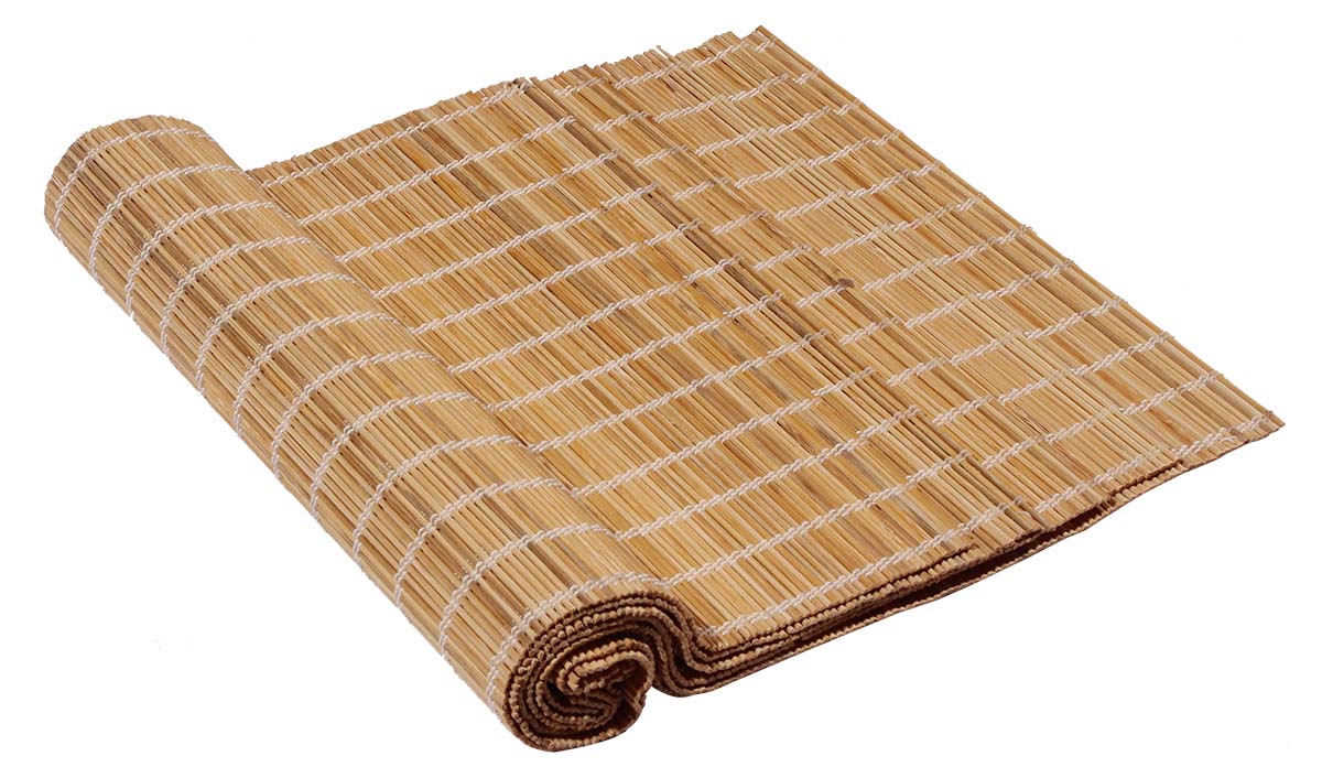 Set of 6 Placemats / Tablemats – Beige & White – Handmade in Bamboo & Thread – Eco-Friendly Dining Table Accessories – Home & Kitchen - Buy in Bulk Wholesale