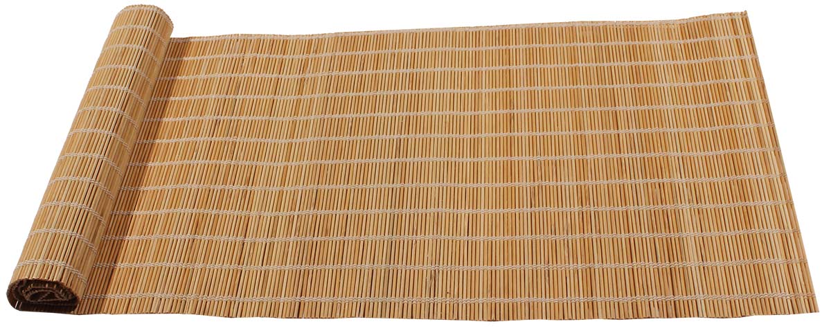 Table Runner – Beige & White – Handmade in Bamboo & Thread – Eco-Friendly Dining Table Accessories – Home & Kitchen - Buy in Bulk Wholesale