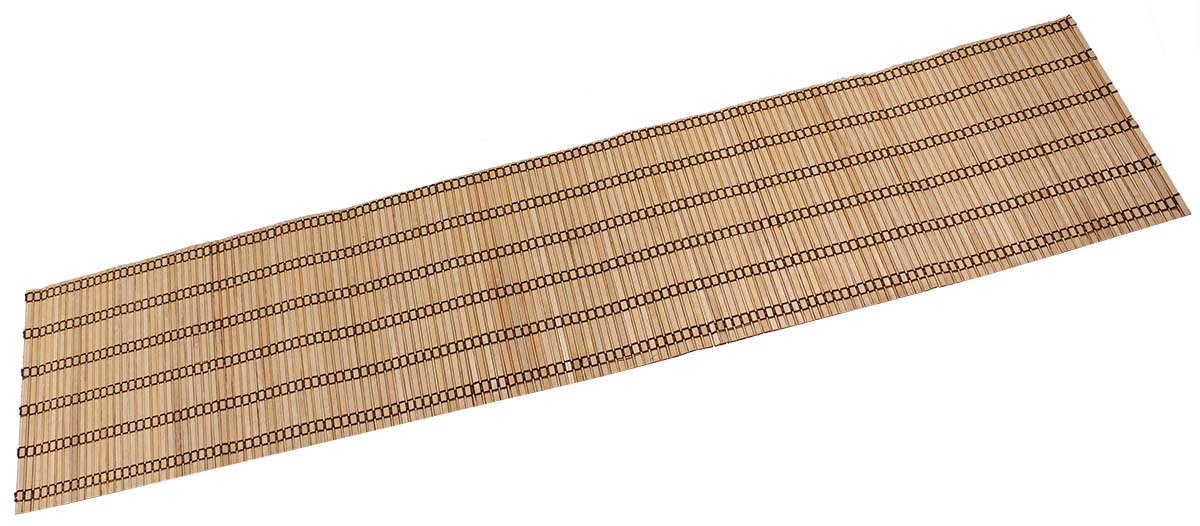 Table Runner – Beige & Green – Handmade in Bamboo & Thread – Eco-Friendly Dining Table Accessories – Home & Kitchen - Buy in Bulk Wholesale