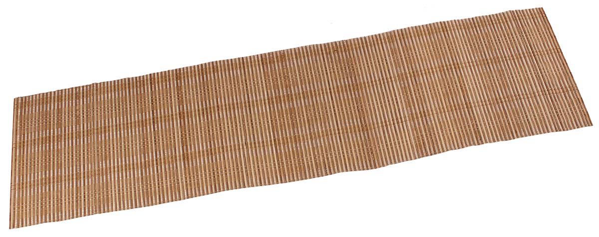 Handmade Table Runner in Bamboo & Thread – Brown & White – Eco-Friendly – Accessories for Dining Table Setting / Décor – Home & Kitchen  - Buy in Bulk Wholesale