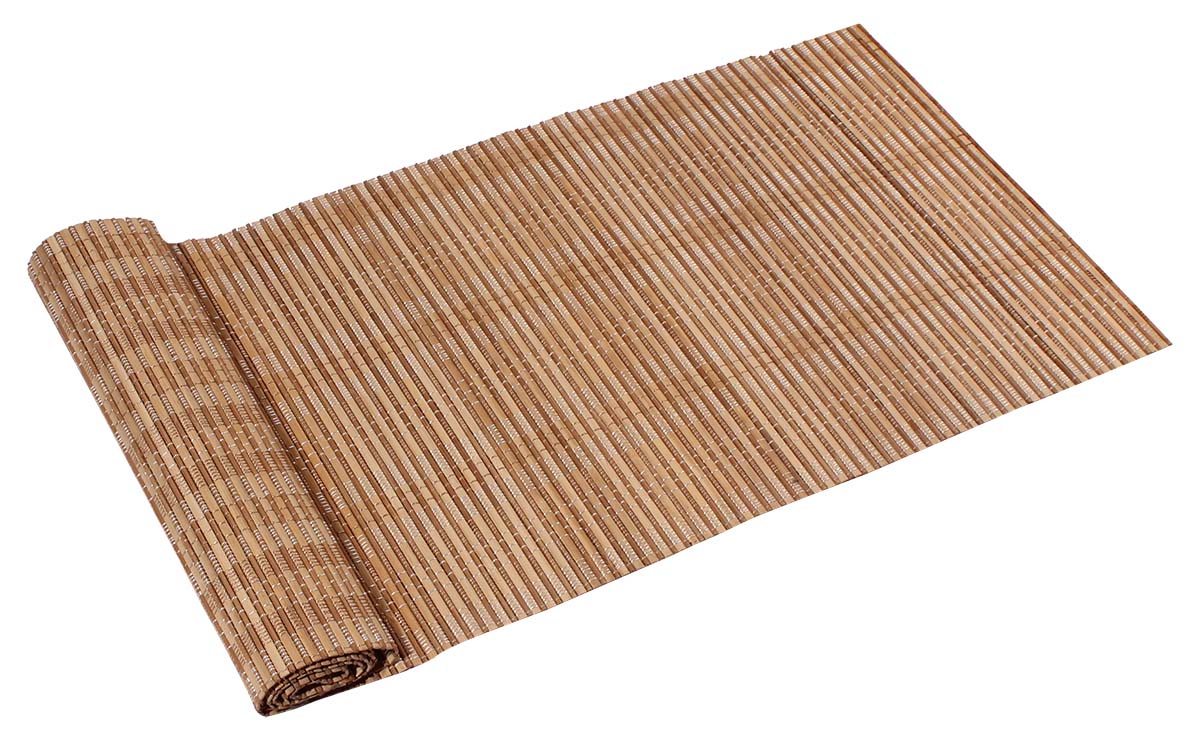 Handmade Table Runner in Bamboo & Thread – Brown & White – Eco-Friendly – Accessories for Dining Table Setting / Décor – Home & Kitchen  - Buy in Bulk Wholesale