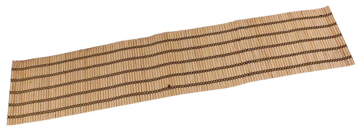 Handmade Table Runner in Bamboo & Thread – Beige & Green – Eco-Friendly – Accessories for Dining Table Setting / Décor – Home & Kitchen  - Buy in Bulk Wholesale