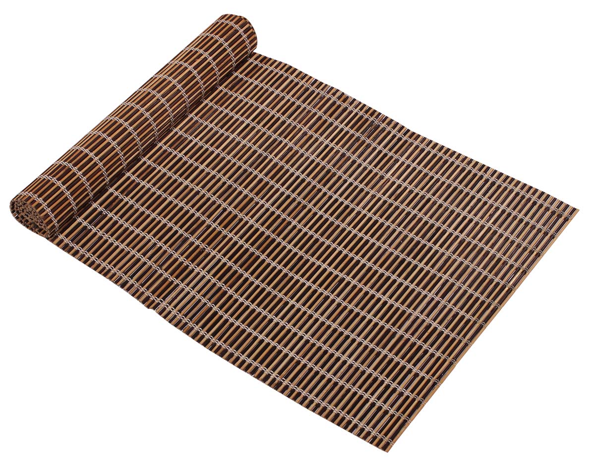 Black & White Color Table Runner – Handmade in Bamboo & Thread – Eco-Friendly Dining Table Accessories – Dining Tablescape / Décor – Home & Kitchen  - Buy in Bulk Wholesale