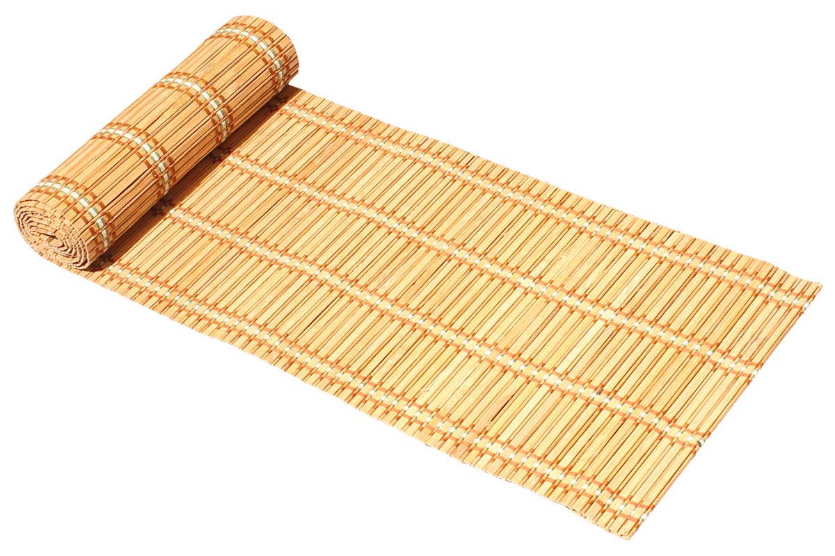 Beige Color Table Runner – Handmade in Bamboo & Thread – Eco-Friendly Dining Table Accessories – Dining Tablescape / Décor – Home & Kitchen  - Buy in Bulk Wholesale