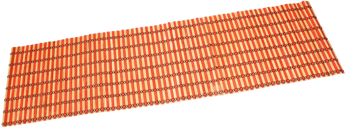 Handmade Table Runner – Hand-Woven Bamboo Sticks & Thread – Red, Beige & Black – Eco-Friendly Dining Table Accessories – Dining Tablescape / Décor – Home & Kitchen - Buy in Bulk Wholesale