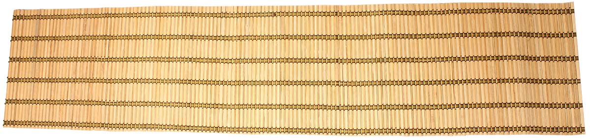 Handmade Table Runner – Beige & Green – Weaving of Bamboo Stalks & Threads – Dining Table Accessories – Home Décor – Eco-Friendly Gifts from India - Buy in Bulk Wholesale