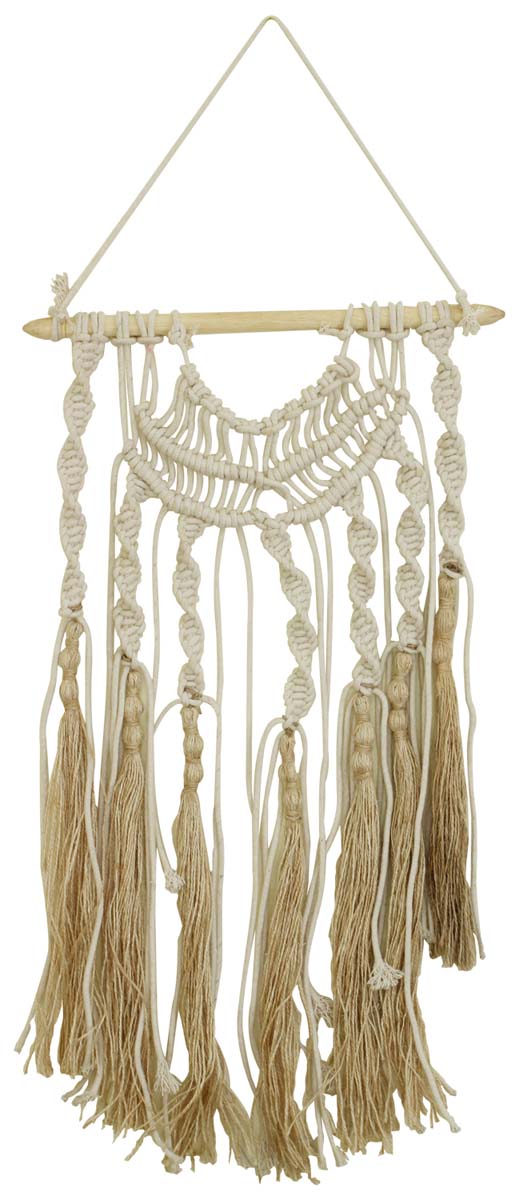 Bulk Wholesale Hand-knotted Cotton and Jute Wall-Hanging - Decorative Show-piece from India - Home Decor