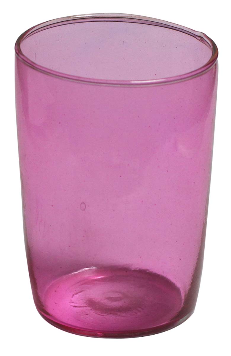 Bulk Wholesale Handmade Glass Tea-Light Holder / Candle Stand in Light-Pink Color - Antique-Look Décor from India