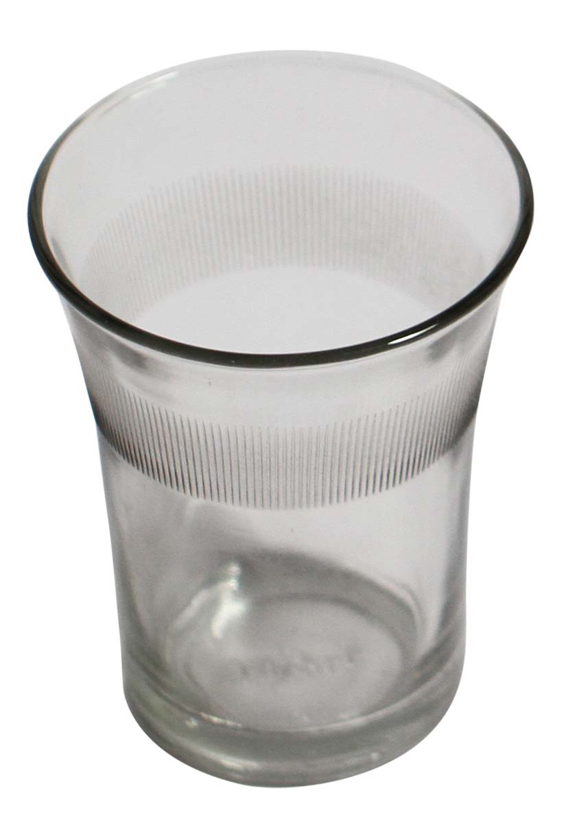 Bulk Wholesale Glass Tea-Light Holder/Candle Holder Transparent Handmade with Frosted Strike Pattern at the Center - Unique Home Decor from India