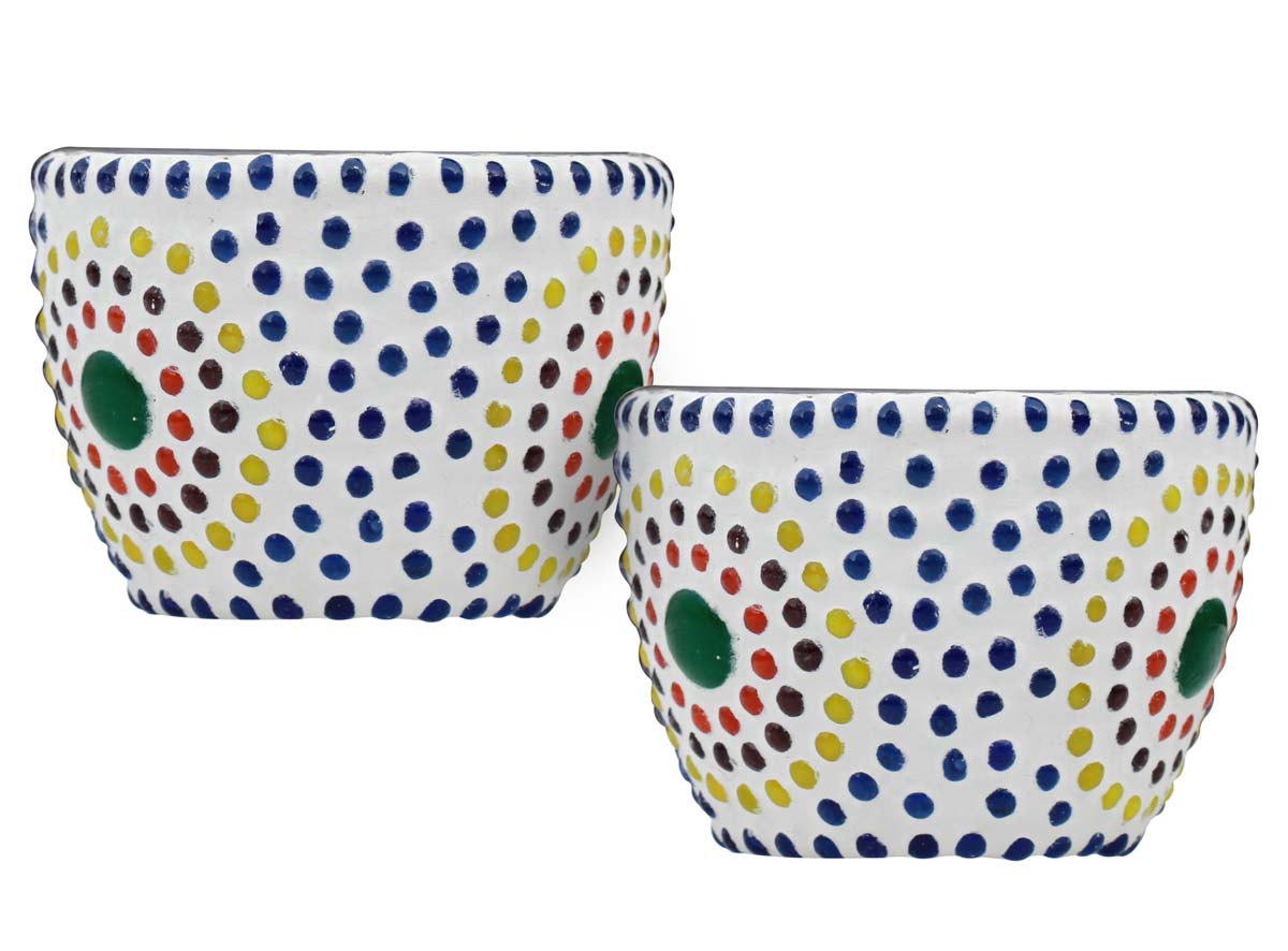 Buy in Bulk Wholesale - Tea-Light / Candle Holder 3.1” Handmade in Mosaic Art – Colorful Home Décor