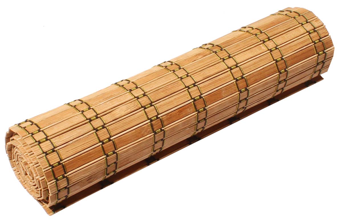 65" Window Blind - Beige & Green - Hand-Woven Dry Stalks of Bamboo & Thread - Eco-Friendly - Home / Office Decor - Buy in Bulk Wholesale