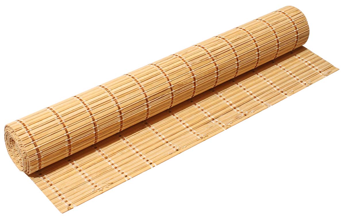 Handmade Window Blind – Beige & Brown – Weaving of Bamboo Stalks & Thread – Eco-Friendly Accessories for Homes / Offices - Buy in Bulk Wholesale