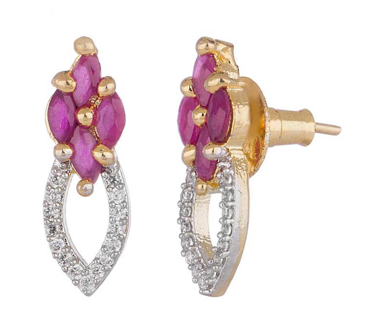 Earrings Set – American Diamonds & Faux Gemstones – Exclusive Ear Jewelry Collection – Fashion Accessories