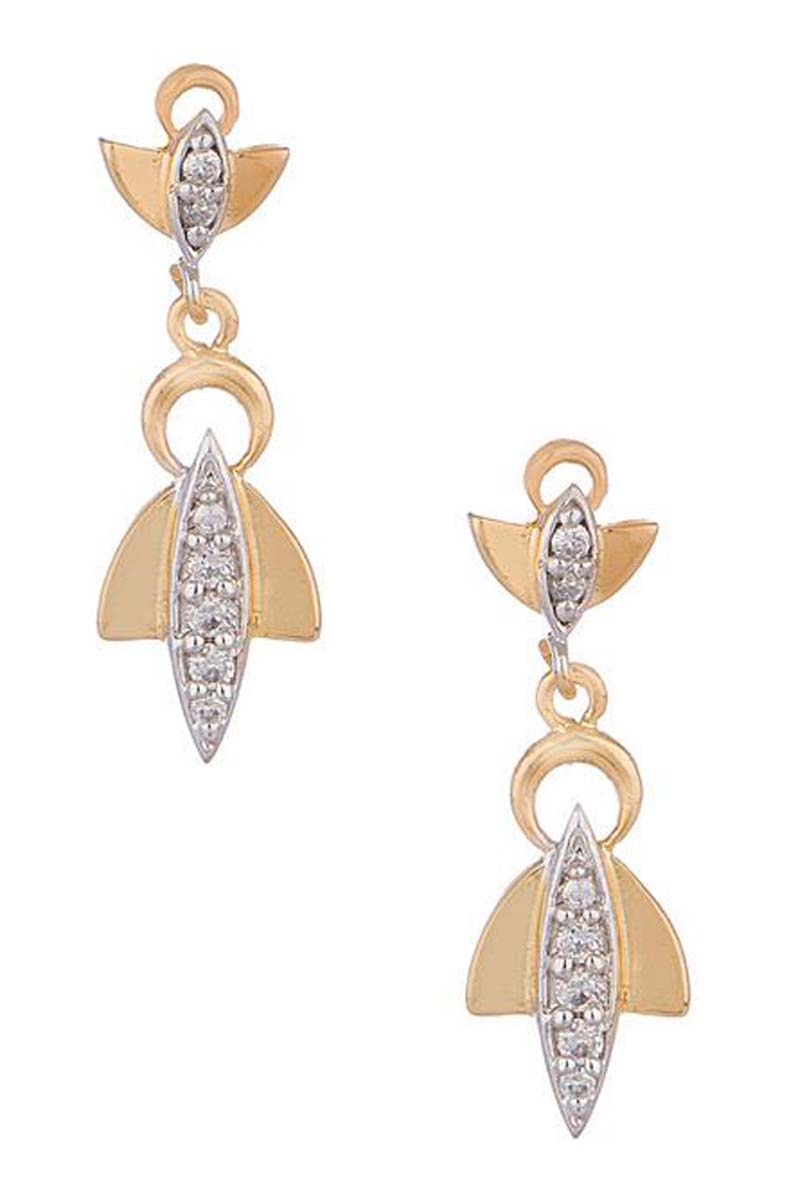 Pair of Hanging Earrings – American Diamonds – Exclusive Ear Jewelry Collection – Fashion Accessories