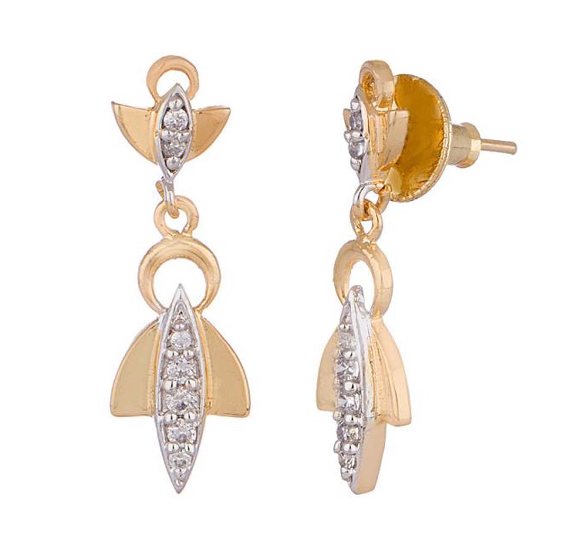 Pair of Hanging Earrings – American Diamonds – Exclusive Ear Jewelry Collection – Fashion Accessories